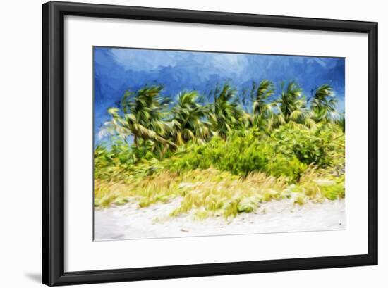 Palm Beach - In the Style of Oil Painting-Philippe Hugonnard-Framed Giclee Print
