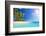 Palm Beach in Tropical Idyllic Paradise Island - Caribbean - Guadalupe-Romolo Tavani-Framed Photographic Print