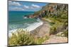 Palm beach of Preveli, Rethymno, Crete, Greek Islands, Greece, Europe-Markus Lange-Mounted Photographic Print