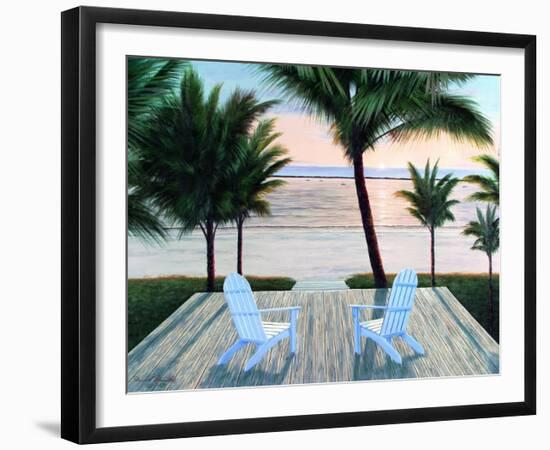 Palm Beach Retreat-Diane Romanello-Framed Art Print