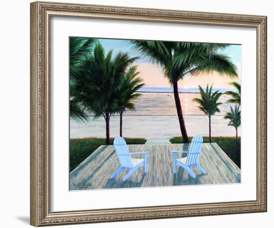 Palm Beach Retreat-Diane Romanello-Framed Art Print