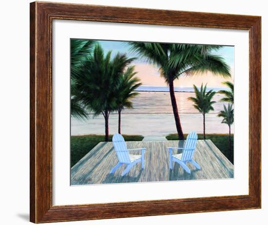 Palm Beach Retreat-Diane Romanello-Framed Art Print