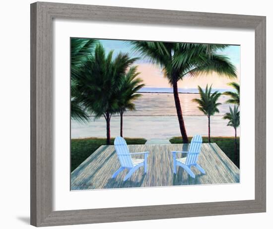 Palm Beach Retreat-Diane Romanello-Framed Art Print