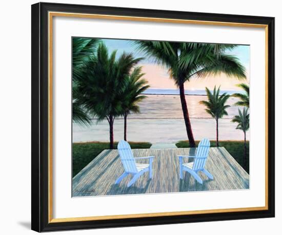 Palm Beach Retreat-Diane Romanello-Framed Art Print