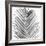 Palm Black and White V-Mia Jensen-Framed Art Print