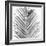 Palm Black and White V-Mia Jensen-Framed Art Print