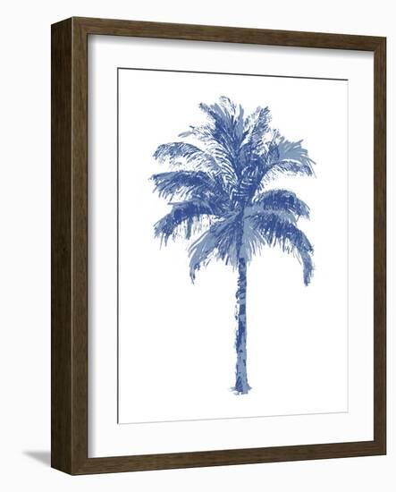 Palm Blue II-Kristen Drew-Framed Art Print