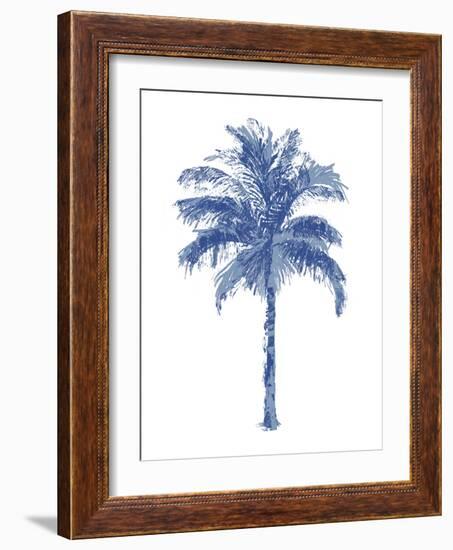 Palm Blue II-Kristen Drew-Framed Art Print