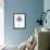 Palm Blue II-Kristen Drew-Framed Art Print displayed on a wall