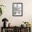 Palm Breeze Noir-Irene Suchocki-Framed Giclee Print displayed on a wall