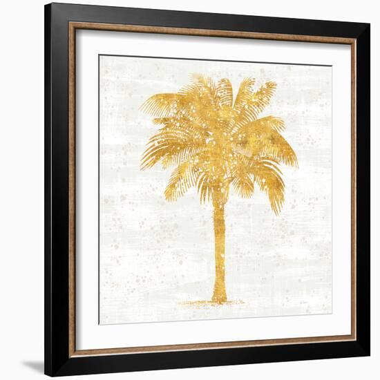 Palm Coast II On White-Sue Schlabach-Framed Art Print