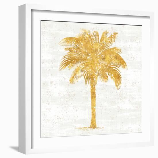 Palm Coast II On White-Sue Schlabach-Framed Art Print