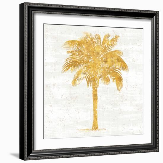 Palm Coast II On White-Sue Schlabach-Framed Art Print