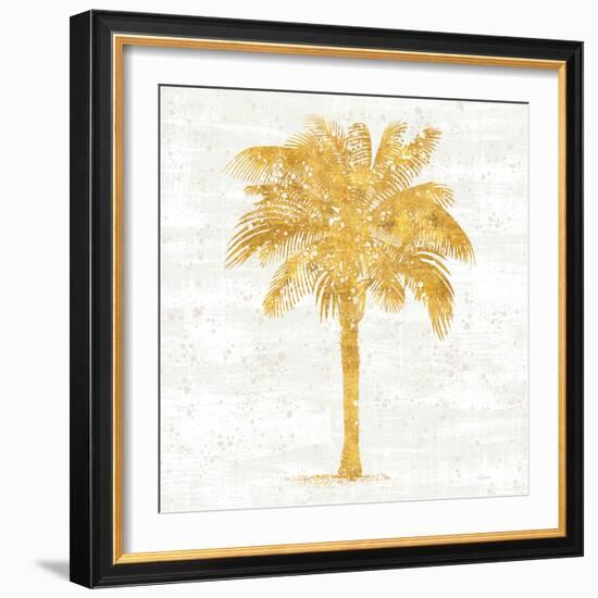 Palm Coast II On White-Sue Schlabach-Framed Art Print