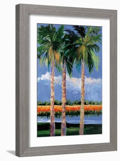 Palm Coast-Jane Slivka-Framed Art Print