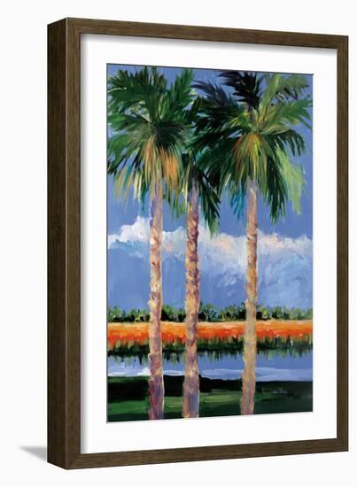 Palm Coast-Jane Slivka-Framed Art Print