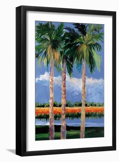 Palm Coast-Jane Slivka-Framed Art Print