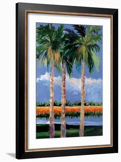 Palm Coast-Jane Slivka-Framed Art Print