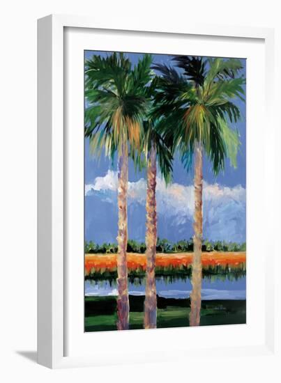 Palm Coast-Jane Slivka-Framed Art Print