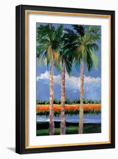 Palm Coast-Jane Slivka-Framed Art Print