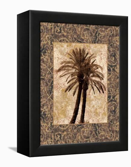 Palm Collage I-John Seba-Framed Stretched Canvas