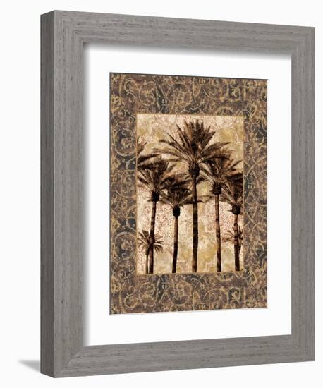 Palm Collage II-John Seba-Framed Premium Giclee Print