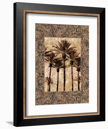 Palm Collage II-John Seba-Framed Premium Giclee Print