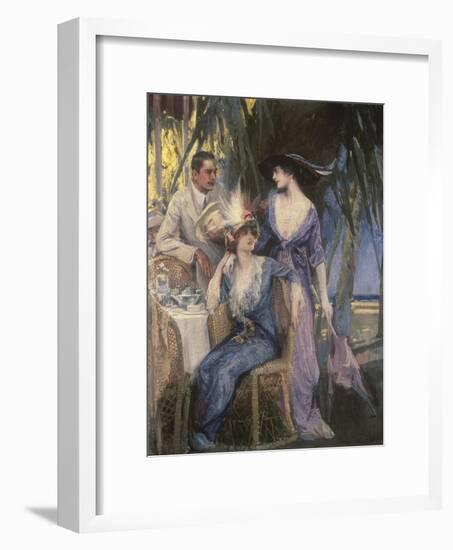 Palm Court-Henri Gerbault-Framed Giclee Print