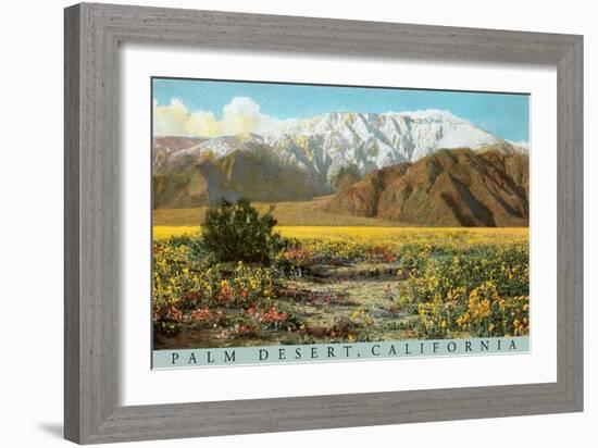 Palm Desert Scene-null-Framed Premium Giclee Print