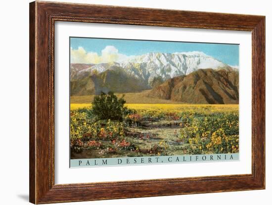 Palm Desert Scene-null-Framed Premium Giclee Print