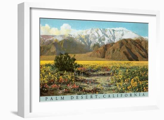 Palm Desert Scene-null-Framed Premium Giclee Print