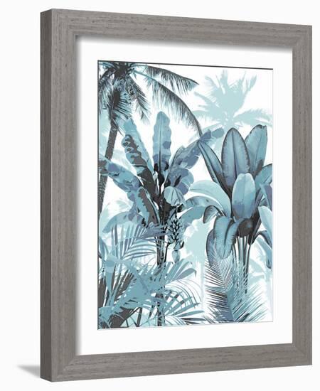 Palm Forest Blue I-Kristen Drew-Framed Art Print