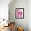 Palm Forest Pink I-Kristen Drew-Framed Art Print displayed on a wall