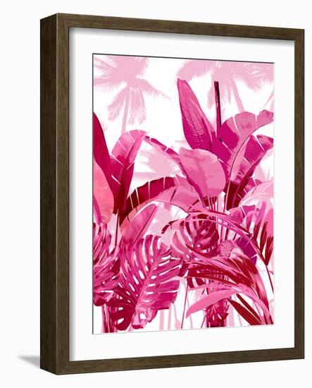 Palm Forest Pink II-Kristen Drew-Framed Art Print
