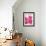 Palm Forest Pink II-Kristen Drew-Framed Art Print displayed on a wall