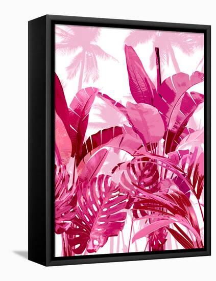 Palm Forest Pink II-Kristen Drew-Framed Stretched Canvas