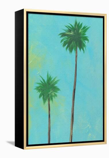 Palm Friends-Jan Weiss-Framed Stretched Canvas