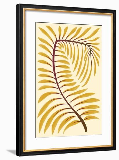 Palm Frond II-null-Framed Premium Giclee Print