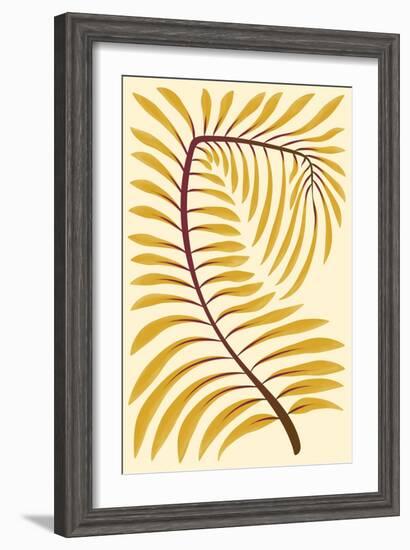 Palm Frond II-null-Framed Art Print