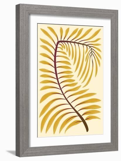 Palm Frond II-null-Framed Art Print