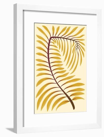Palm Frond II-null-Framed Art Print
