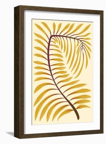 Palm Frond II-null-Framed Art Print