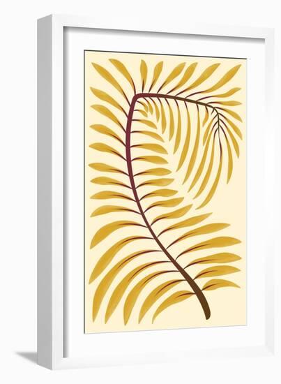 Palm Frond II-null-Framed Art Print