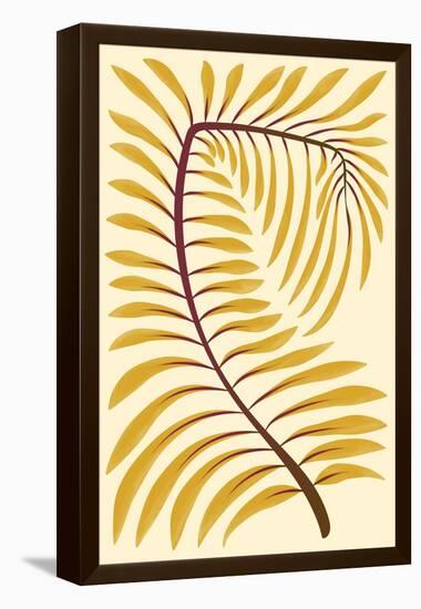 Palm Frond II-null-Framed Stretched Canvas