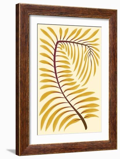 Palm Frond II-null-Framed Premium Giclee Print