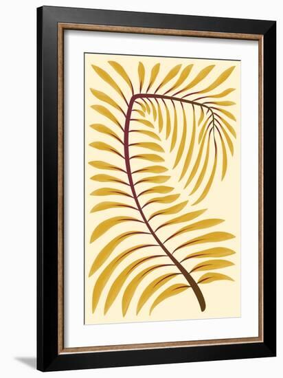 Palm Frond II-null-Framed Premium Giclee Print