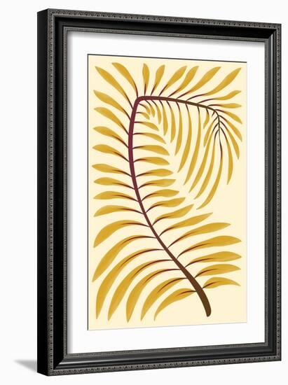Palm Frond II-null-Framed Premium Giclee Print