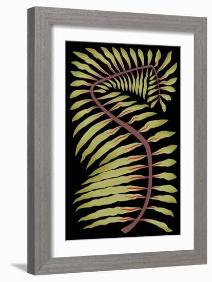 Palm Frond III-null-Framed Premium Giclee Print