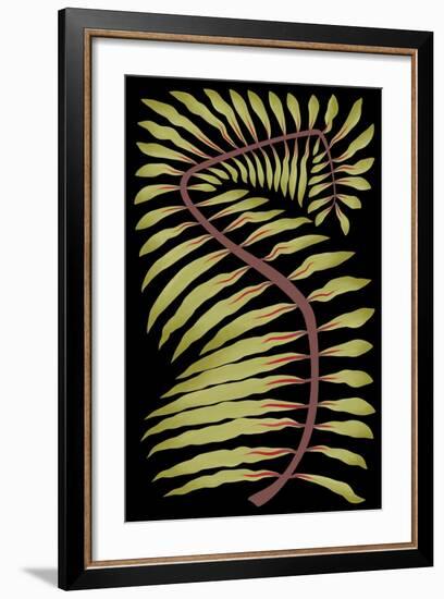 Palm Frond III-null-Framed Premium Giclee Print