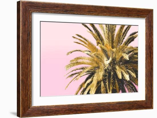 Palm Gold And Pink-Alex Hanson-Framed Art Print